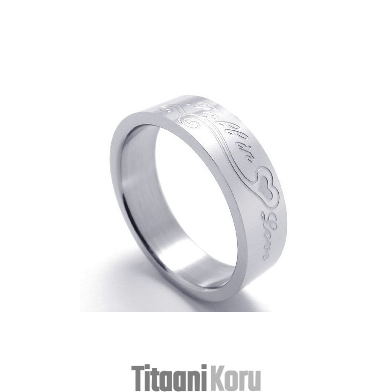 Elegantti Muoto, Väriloisto, Laatu Ja Määrä Taattu Titaanirengas Elegantti Muoto, Väriloisto, Laatu Ja Määrä Taattu Titaanirengas