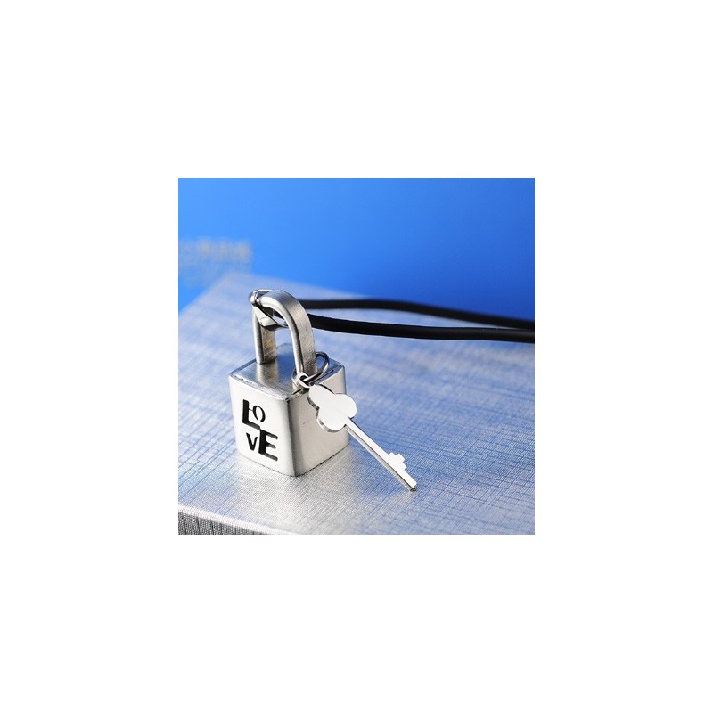 Muoti Rakkaus Titaani Lukko Kaulakoru Riipus