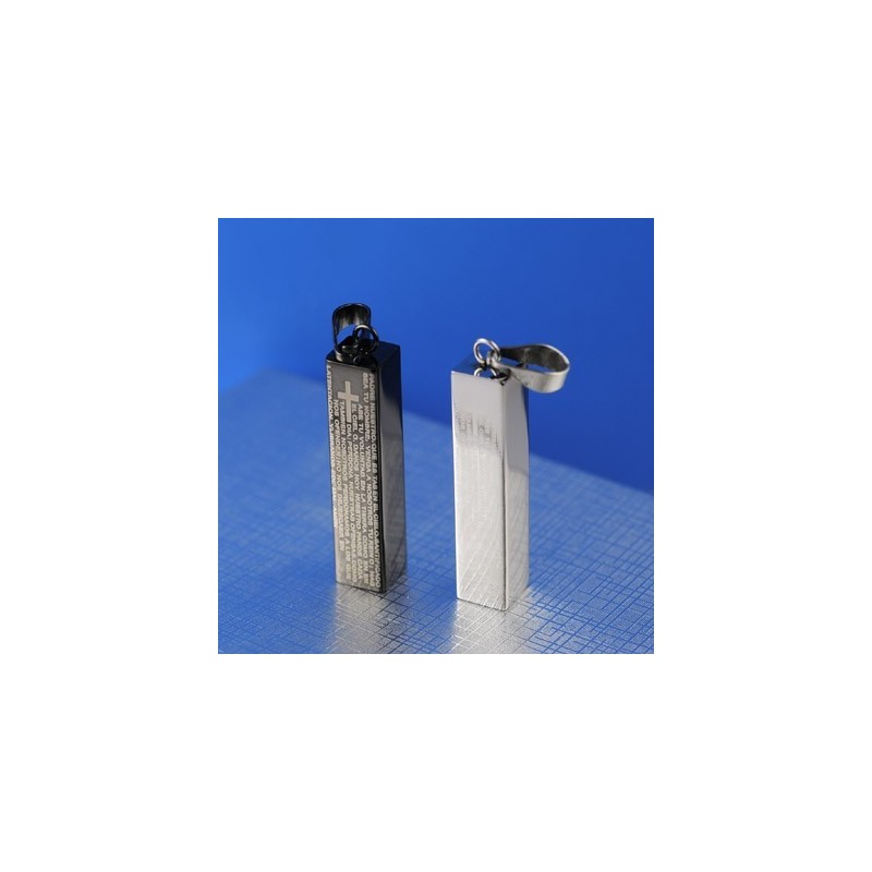 Muoti Cuboid Titanium Couples Riipus Kaulakoru Muoti Cuboid Titanium Couples Riipus Kaulakoru