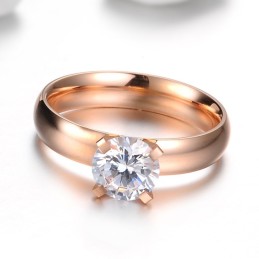 Laaja Valikoima Naisten Titaanisormus Strassilla