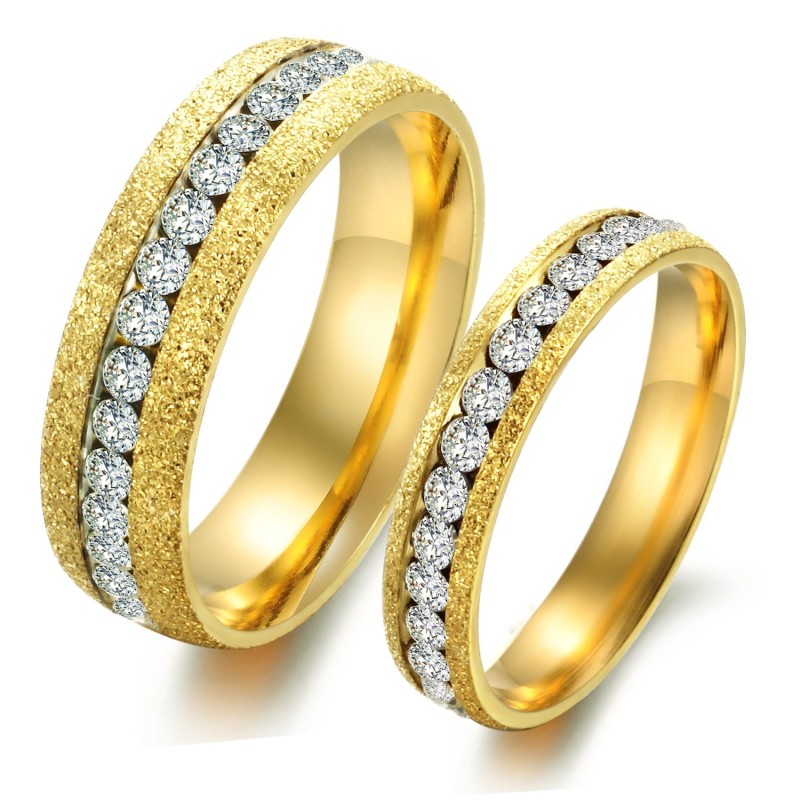 Vakaa Laatu Pearl Sand Titanium -Sormus Rakastavaisille Vakaa Laatu Pearl Sand Titanium -Sormus Rakastavaisille