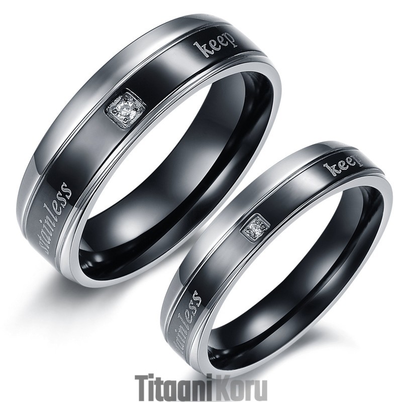 Vakaa Laatu Elegant Titanium Sormus Rakastavaisille Vakaa Laatu Elegant Titanium Sormus Rakastavaisille