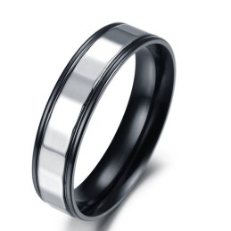 Luotettava Maine Endless Love Titanium -Sormus Rakastavaisille