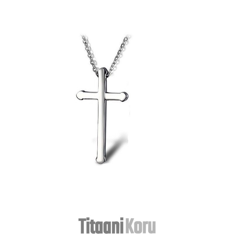 Myy Hyvin Kaikkialla Maailmassa Risti-Titaanikaulakoru