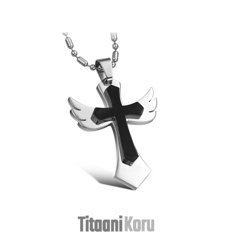 Vakaalaatuinen Risti-Titaanikaulakoru
