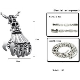 Myy Hyvin Ympäri Maailmaa Clows Titanium -Kaulakoru