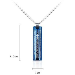 Hieno Raamatturistiriipus Ja Titaanikaulakoru