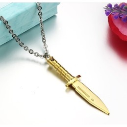 Täydelliset Tekniset Tiedot Kultaisesta Titaanista Valmistettu Kaulakoru