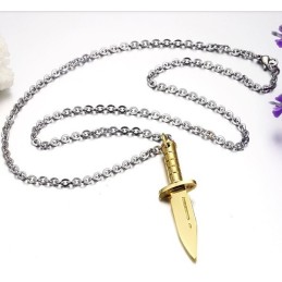 Täydelliset Tekniset Tiedot Kultaisesta Titaanista Valmistettu Kaulakoru