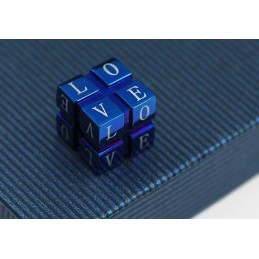 Muoti Titaani Riipus Ja Kaulakoru Rakkaus Rubikin Kuutio