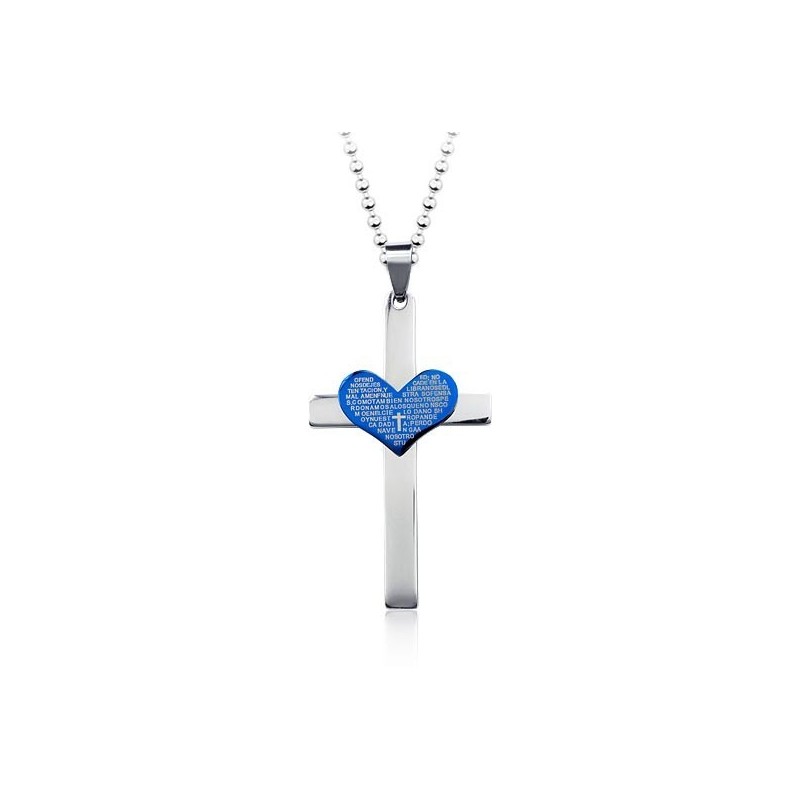 Muoti Cool Sweetheart Cross -Riipus Ja Kaulakoru Muoti Cool Sweetheart Cross -Riipus Ja Kaulakoru