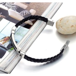 Helppokäyttöinen Urospuolinen Titaanirannekoru