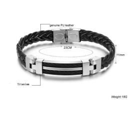 Helppokäyttöinen Urospuolinen Titaanirannekoru
