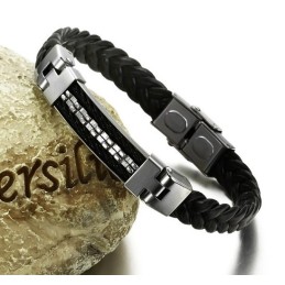 Luotettavan Laadukas Klassinen Titaaninen Nahkaranneke