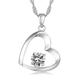 Korkealaatuinen Naisten Platinapäällysteinen Titaanikaulakoru