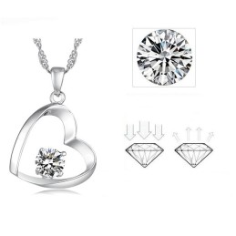 Korkealaatuinen Naisten Platinapäällysteinen Titaanikaulakoru