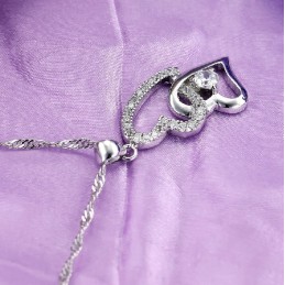 Laadukkaan Naisen Kultaseni Platinapäällysteinen Titaanikaulakoru