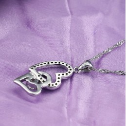 Laadukkaan Naisen Kultaseni Platinapäällysteinen Titaanikaulakoru