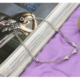 Erinomaisen Laadukas Naaraspuolinen Kalanmuotoinen Platinapäällysteinen Titaani-Nilkkarengas