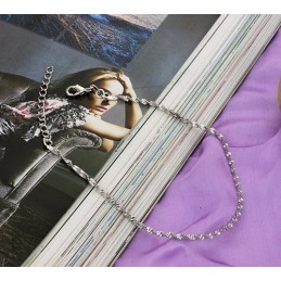 Maailmanlaajuisesti Tunnettu Naisten Platinapäällysteinen Titaani-Nilkkarengas