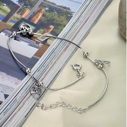 Laaja Valikoima Naisten Platinapäällysteistä Titaanista Valmistettu Nilkkarengas