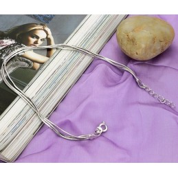 Vakaalaatuinen Naisten Käärmeen Platinapäällysteinen Titaani-Nilkkarengas