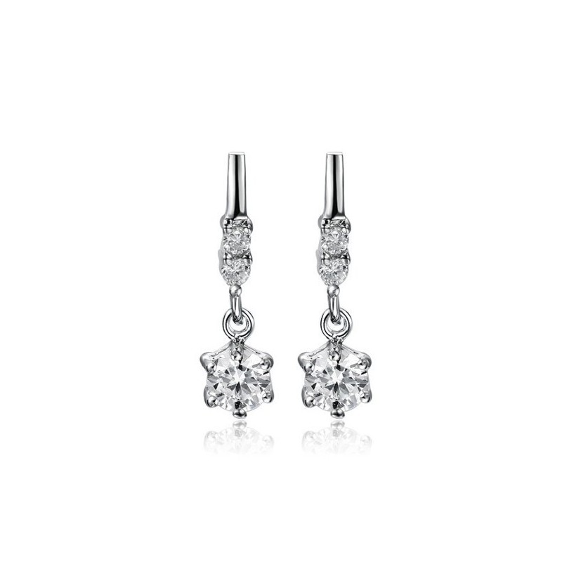 Erinomaiset Naisten Platinapäällysteiset Titaanikorvakorut