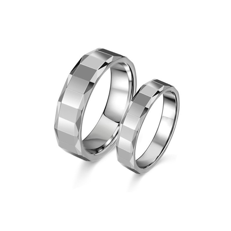 Korkealaatuinen Volframikeraaminen Sormus Rakastavaisille