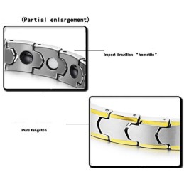 Huippulaatuinen Terveysvolframi-Magneettikeraaminen Rannekoru