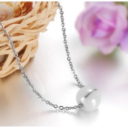 Laaja Valikoima Naisten Volframikeraaminen Kaulakoru Helmillä