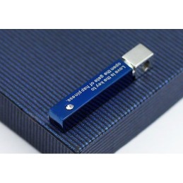 Super Miesten Kaunis Sininen Titaaniriipus - Vapaa Ketju