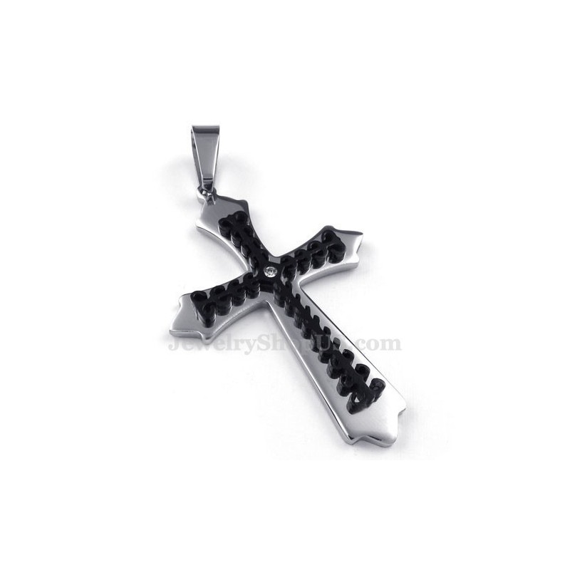 Musta Titaaniristiriipuskaulakoru (Vapaa Ketju) Musta Titaaniristiriipuskaulakoru (Vapaa Ketju)