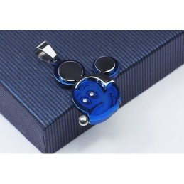 Sininen Mikki Hiiri -Titaaniriipus - Vapaa Ketju