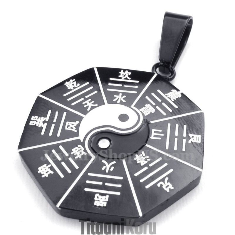 Musta Kahdeksan Kaaviota Titaani Riipuskaulakoru (Vapaa Ketju)