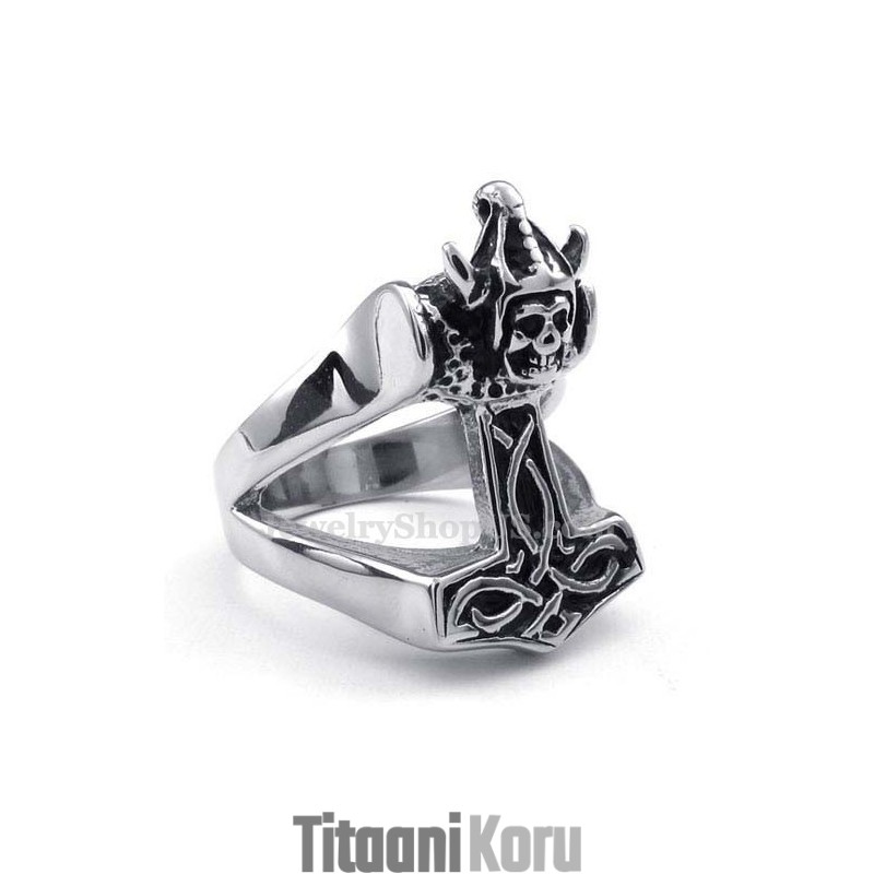 Titaaninen Thorin Vasarasormus