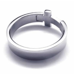 8 Mm Ristitimanttiinen Unisex Titaanisormus
