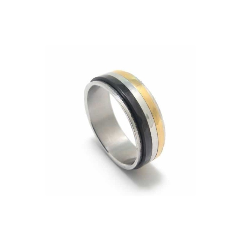 Kolme Ympyrää 8 Mm Titaanisormus