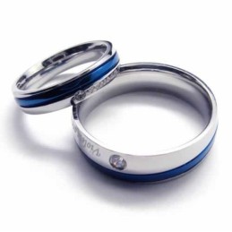 Mm:N Timantti-Unisex-Titaanisormus
