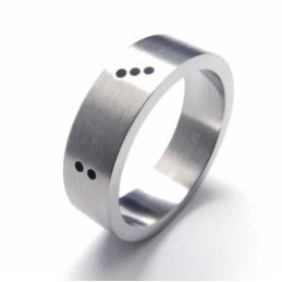 Dice Miesten 6 Mm Titaanisormus