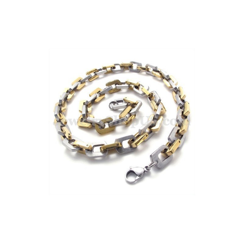 Hieno Kultainen Miesten Titaanikaulakoruketju