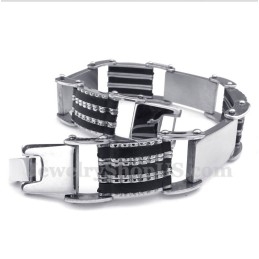 Miesten Titaanikumista Valmistettu Rannekoru