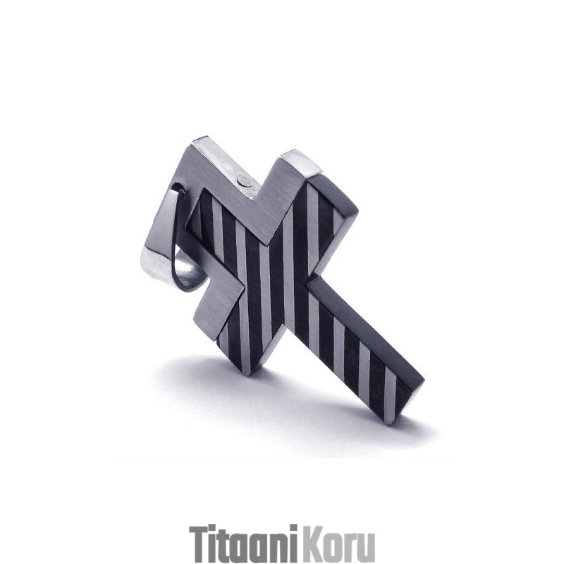 Uusi Tyylinen Punottu Risti-Titaaniriipus