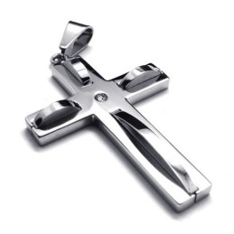 Muoti Aalto Risti Titaaniriipus