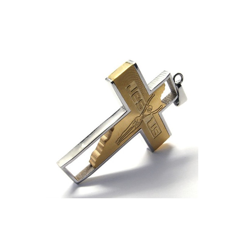 Jeesus-Risti Titaaniriipus (Kultainen) Jeesus-Risti Titaaniriipus (Kultainen)