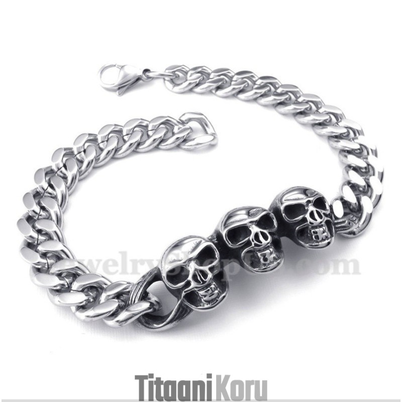 Miesten Titaanista Valettu Rannekoru