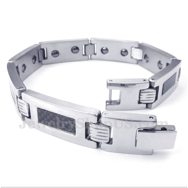 Miesten Titaanihiilikuitumagneettirannekoru