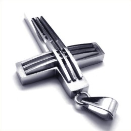 Uusi Tyylinen Punottu Risti-Titaaniriipus