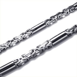 21,9 Tuuman Titaanihopea Sylinterimäinen Kaulakoru