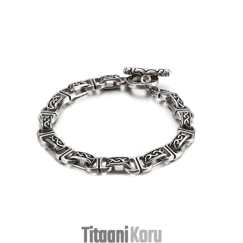 Ancient Chic Titanium Miesten Rannekoru Ancient Chic Titanium Miesten Rannekoru