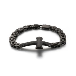 Suosittu Fashion Street Cross Back To The Chain Titanium -Miesten Rannekoru